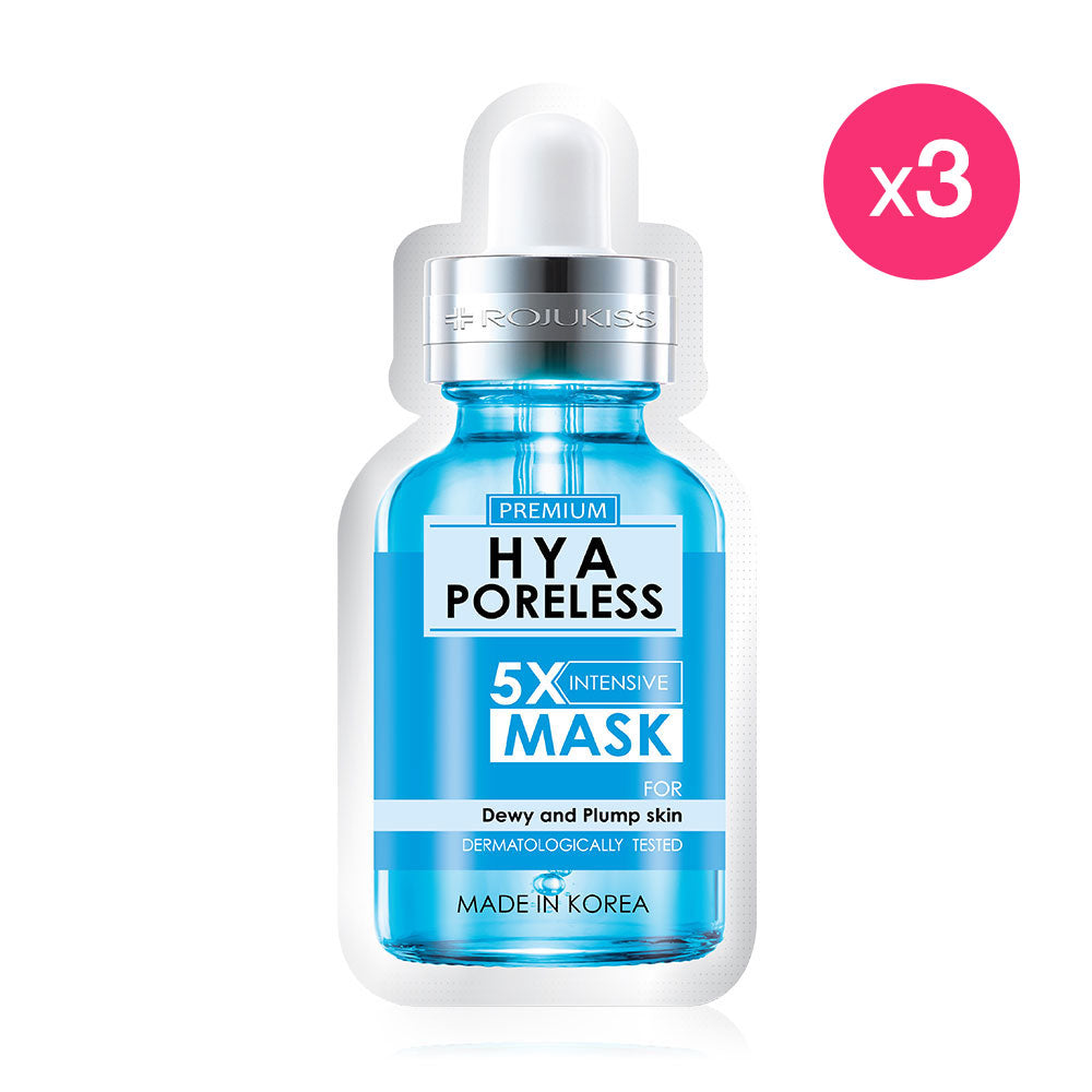 Rojukiss HYA Poreless 5X Intensive Mask [25ml (Pack of 3)