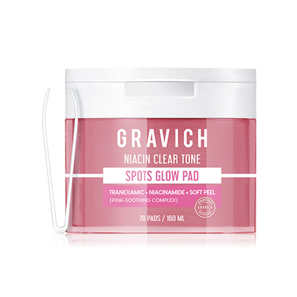 GRAVICH Niacin Clear Tone Spots Glow 160ml (Pack of 70)