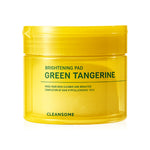 Caremier Cleansome Green Tangerine Brightening Pad 50 Pads: Green tangerine toner pads from Caremier to reduce dark spots, brighten skin, and give it a healthy, glowing look.