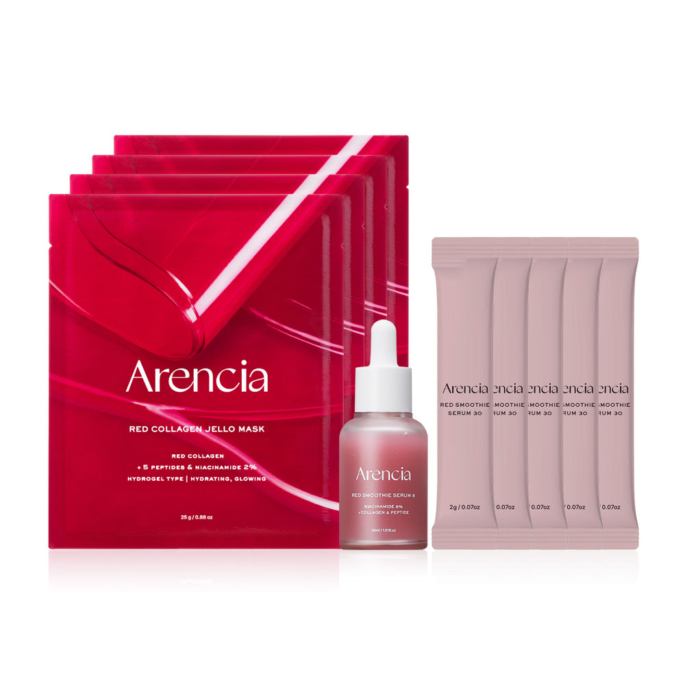 Arencia Red Collagen Jello Mask [25ml (Pack of 5)