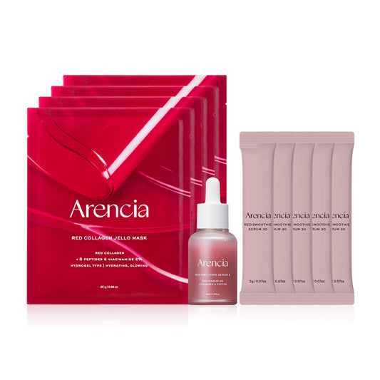 Arencia Red Collagen Jello Mask [25ml (Pack of 5)
