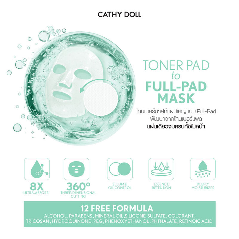 Cathy Doll 8X Cushion Toner Mask Acne Care 25g