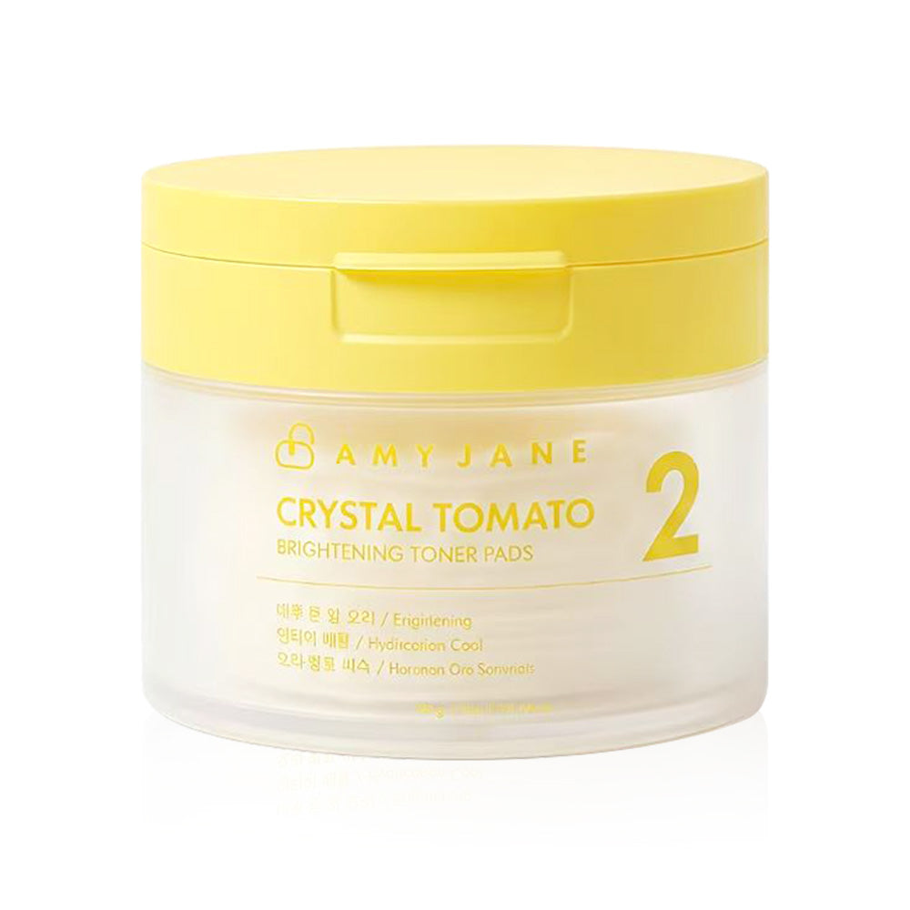 AMYJANE Crystal Tomato Brightening Toner Pads 120g (Pack of 80)