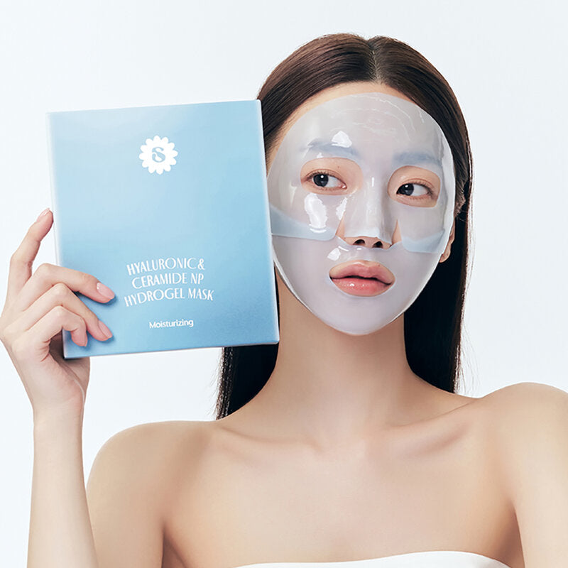 SUPERMOM Hyaluronic & Ceramide NP Hydrogel Mask [32g (Pack of 4)