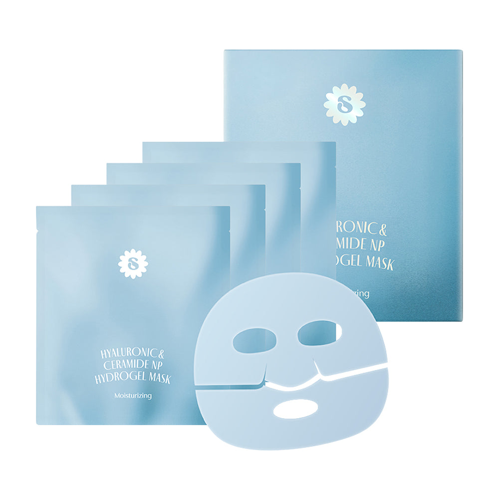 SUPERMOM Hyaluronic & Ceramide NP Hydrogel Mask [32g (Pack of 4)