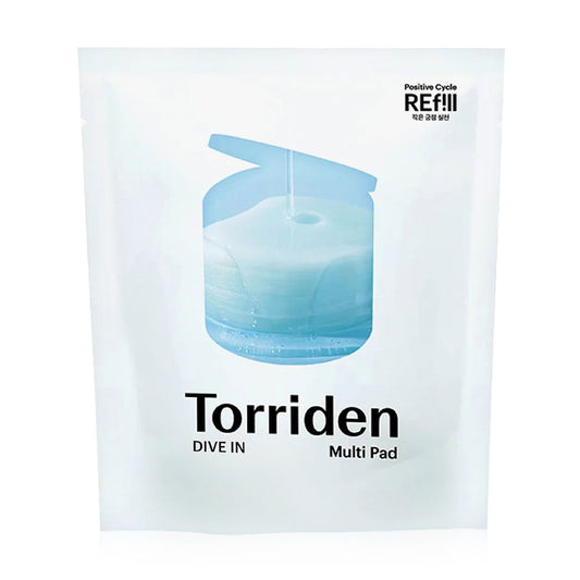 Torriden Dive In Multi Pad Refill 80 Pads are toner pads that provide deep hydration and cool the skin.
