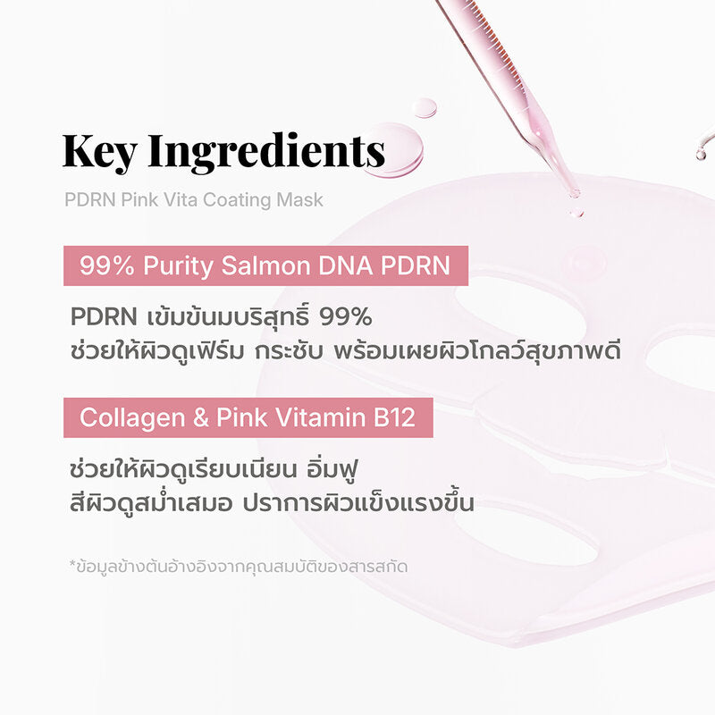 MEDICUBE PDRN Pink Vita Coating Mask 22g