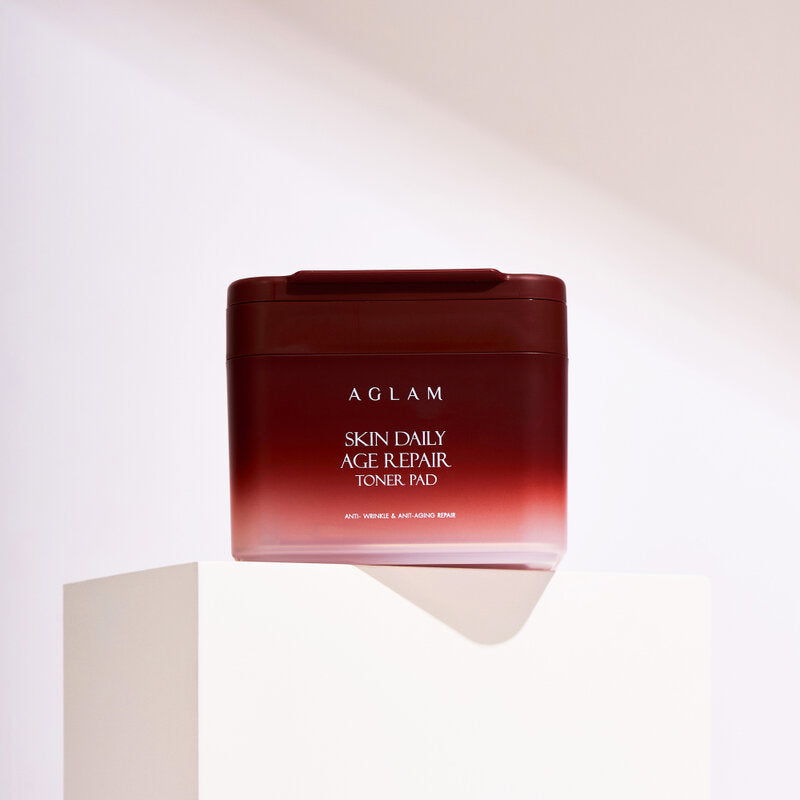 AGLAM Skin Daily Age Repair Toner Pad 60 Pads: Toner pads from AGLAM for firmer, wrinkle-free skin.