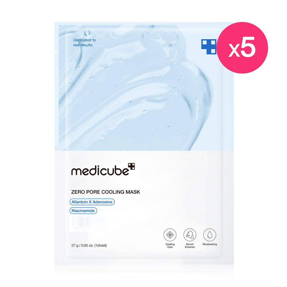 MEDICUBE Zero Pore Cooling Mask [27g (Pack of 5)