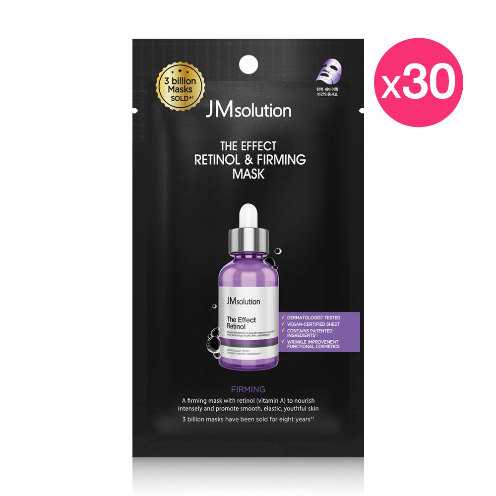 JM Solution The Effect Retinol & Firming Mask [24ml (Pack of 30)