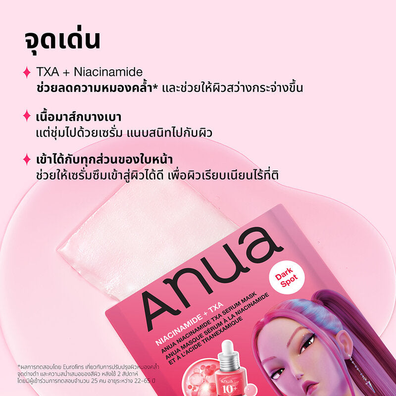 K-pop Demon Hunters X ANUA Niacinamide TXA Serum Mask 28ml