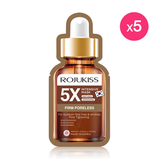 Rojukiss Firm Poreless 5X Intensive Mask [25ml (Pack of 5)