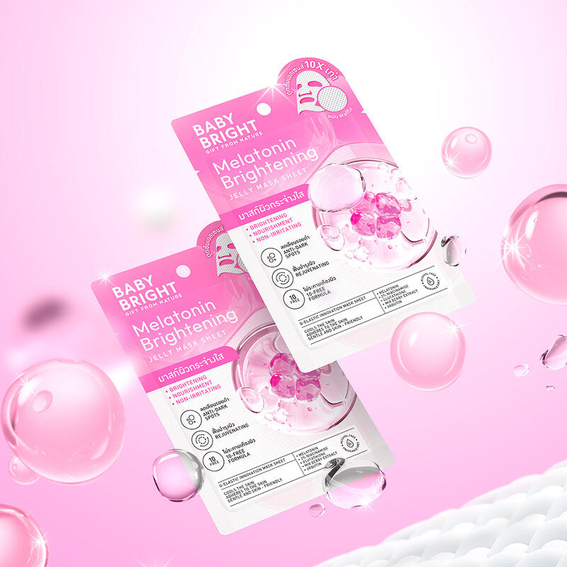 Baby Bright Melatonin Jelly Mask Sheet Brightening [25g (Pack of 10)