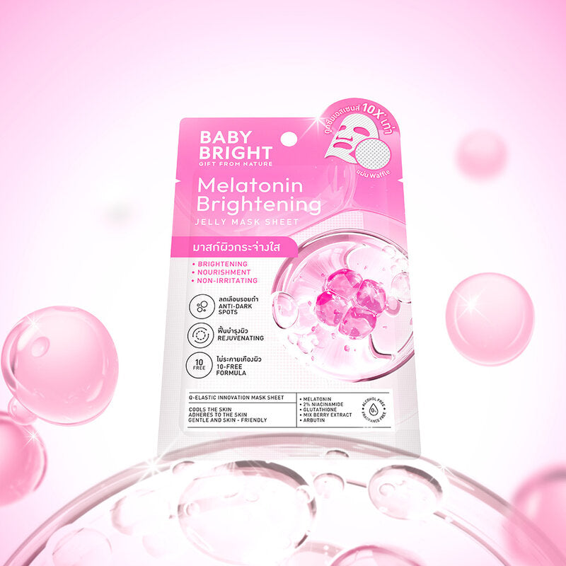 Baby Bright Melatonin Jelly Mask Sheet Brightening [25g (Pack of 10)