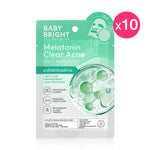Baby Bright Melatonin Jelly Mask Sheet Clear Acne [25g (Pack of 10)