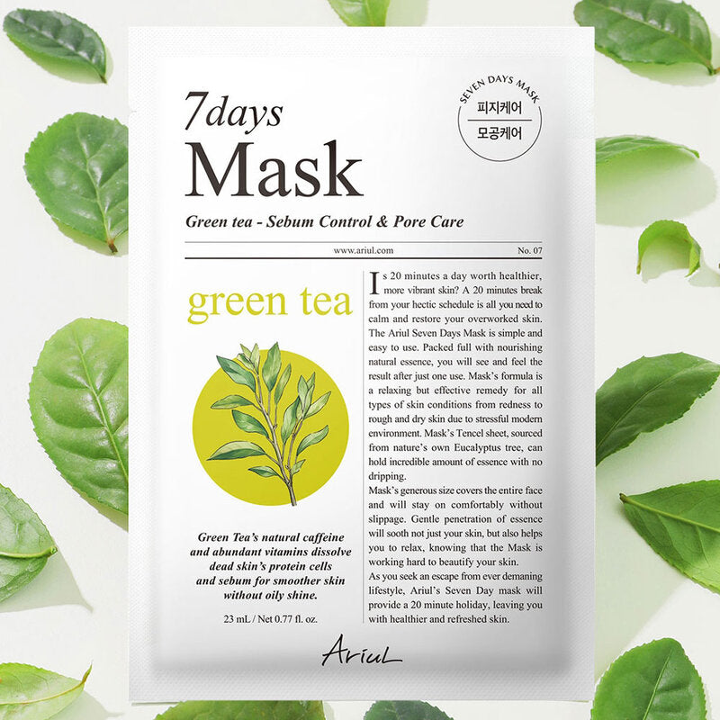 ARIUL 7days Mask Green Tea S 23ml