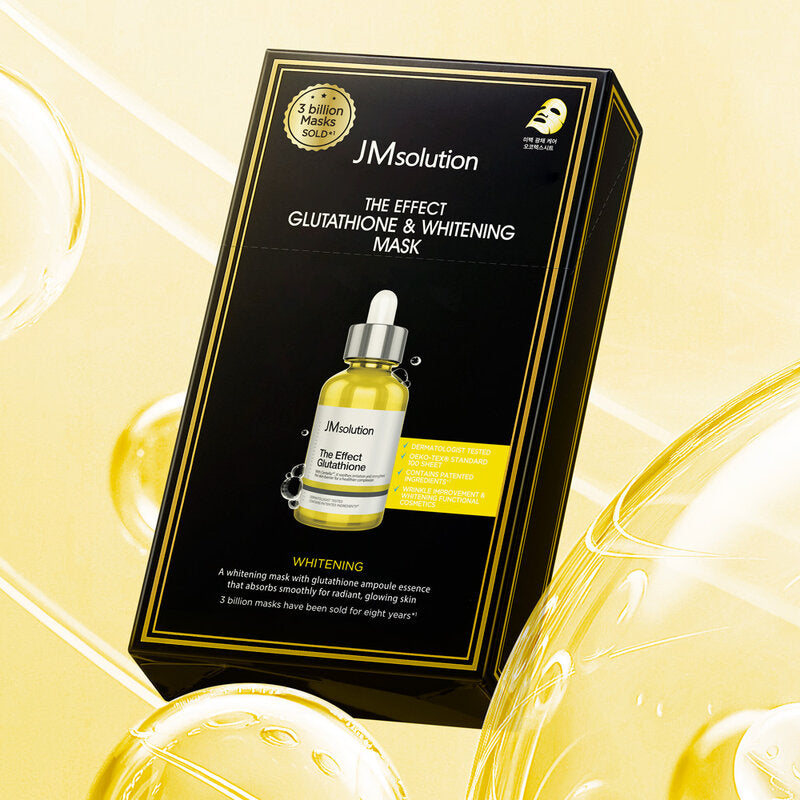 JM Solution The Effect Glutathione & Whitening Mask [24ml (Pack of 6)