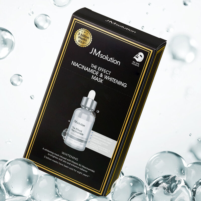 JM Solution The Effect Niacinamide & Whitening Mask [24ml (Pack of 6)