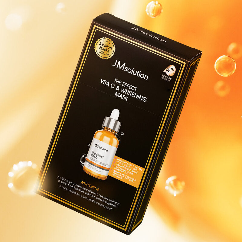JM Solution The Effect Vita C & Whitening Mask [24ml (Pack of 10)