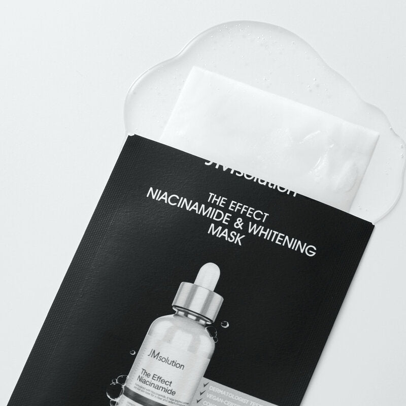 JM Solution The Effect Niacinamide & Whitening Mask [24ml (Pack of 10)