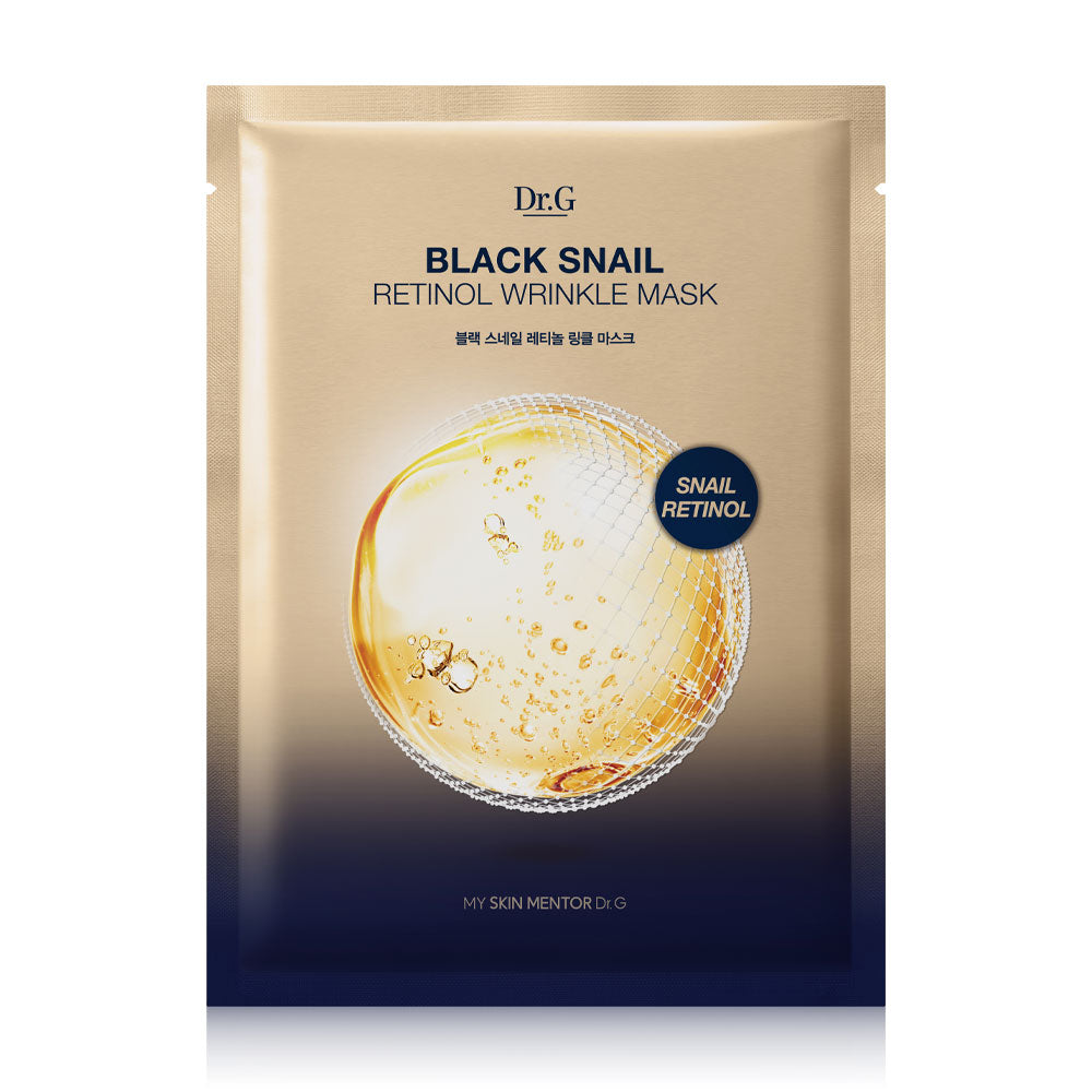 Dr.G Black Snail Retinol Wrinkle Mask 28ml