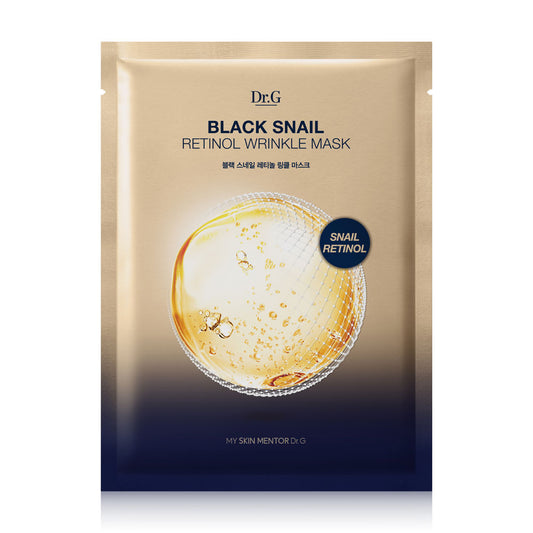 Dr.G Black Snail Retinol Wrinkle Mask 28ml