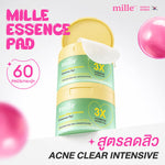 Mille Acne Clear Intensive Essence Pad 60 Pads: Mille essence pads for acne-prone and sensitive skin.