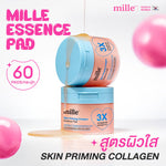 Mille Skin Priming Collagen Essence Pad 60 Pads: Mille collagen essence pads for skin preparation.