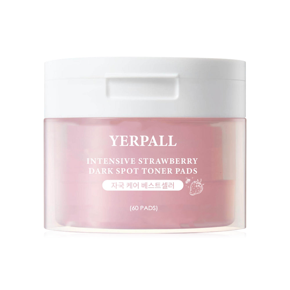 Yerpall Intensive Strawberry Dark Spot Toner Pads 95g (Pack of 60)