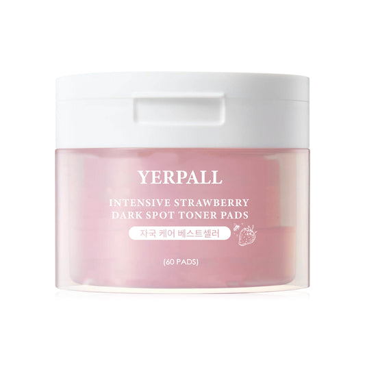 Yerpall Intensive Strawberry Dark Spot Toner Pads 95g (Pack of 60)