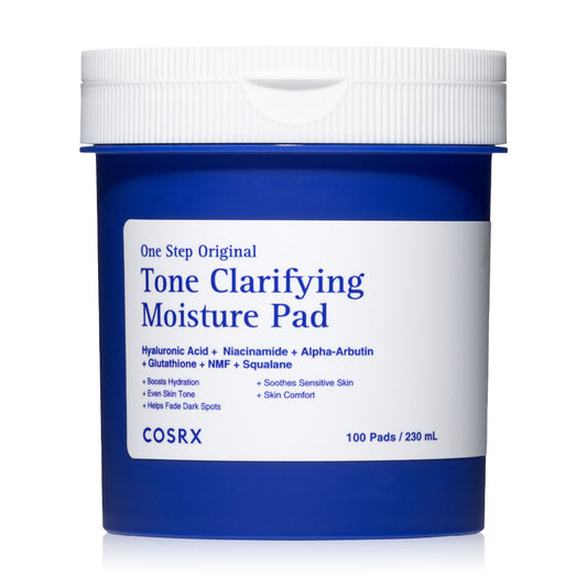 COSRX One Step Original Tone Clarifying Moisture Pad 230ml (Pack of 100)