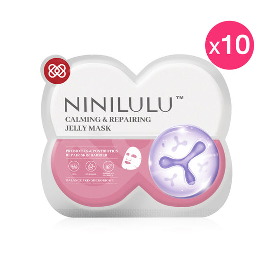 NINILULU Calming & Repairing Jelly Mask [30g (Pack of 10)