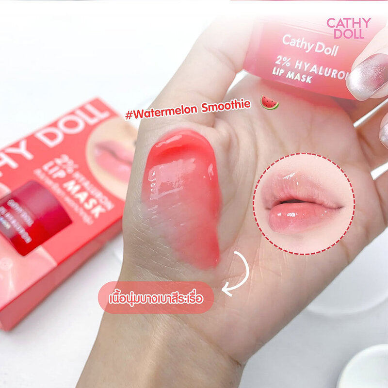 Cathy Doll 2% Hyaluron Lip Mask 4.5g #Watermelon Smoothie