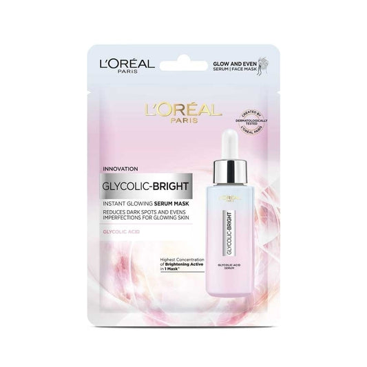 L'Oreal Paris Glycolic-Bright Instant Glowing Serum Mask 1'S