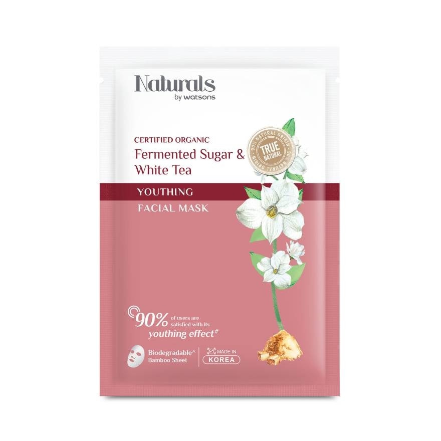 Naturals by Watsons True Natural Fermented Sugar White Tea Youthing Facial Mask 1she