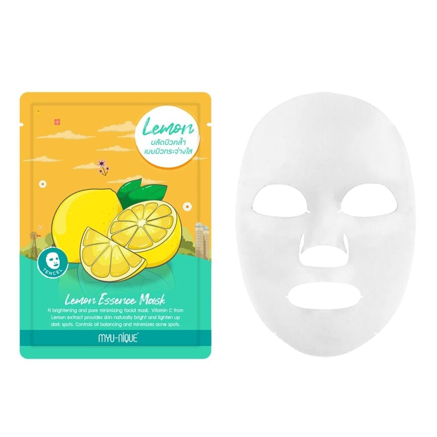 Myu-Nique Lemon Essence Mask 1'S