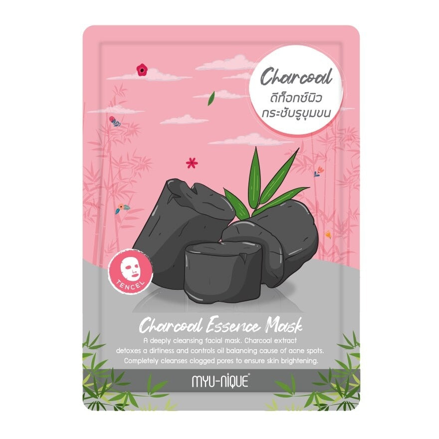 Myu-Nique Charcoal Essence Mask 1'S