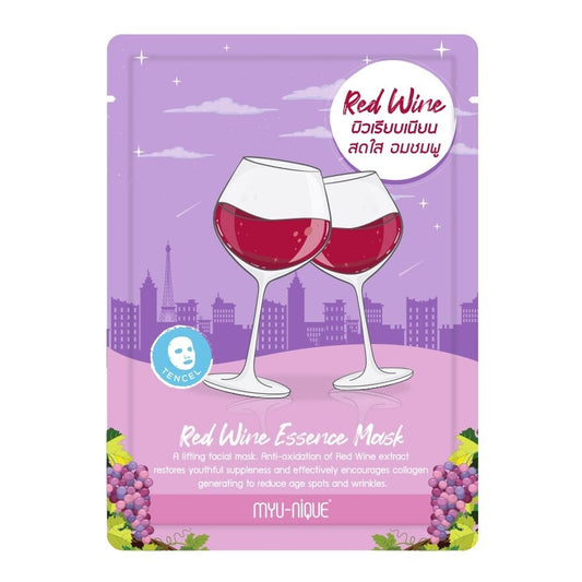 Myu-Nique Red Wine Essence Mask 1'S
