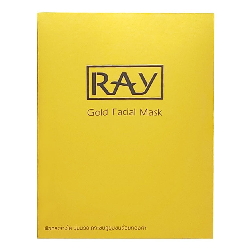 RAY Gold Facial Mask 10'S