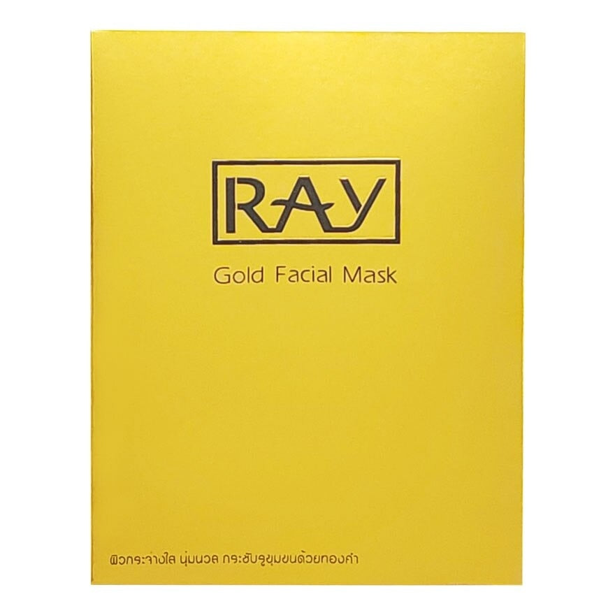 RAY Gold Facial Mask 10'S