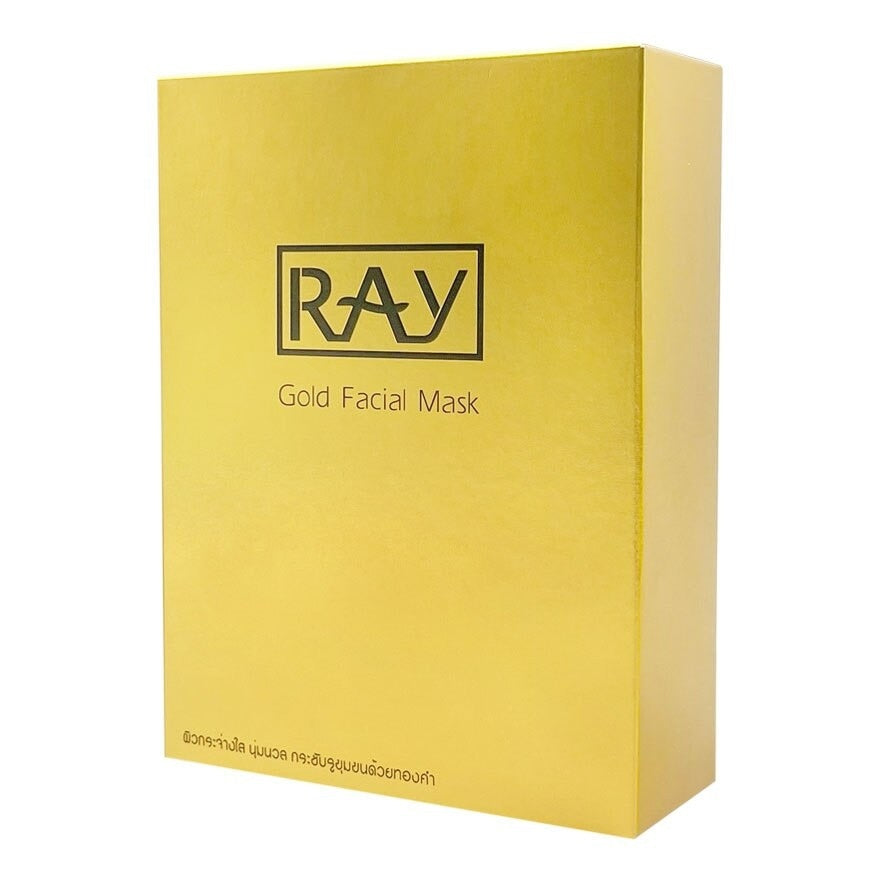 RAY Gold Facial Mask 10'S