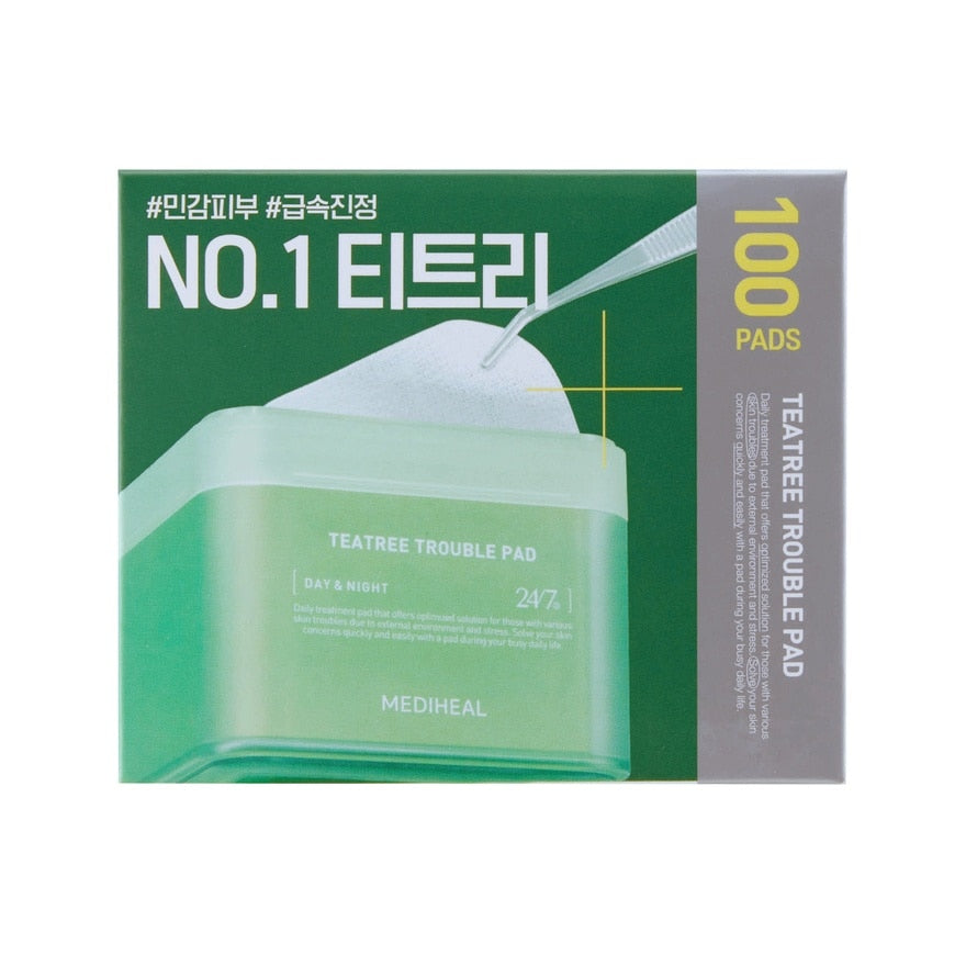 Mediheal Teatree Trouble Pad 100'S