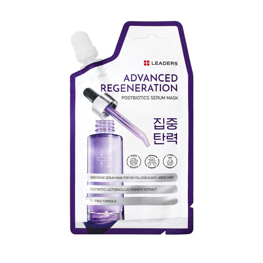Leaders Advanced Regeneration Postbiotics Serum Mask 20 Ml.