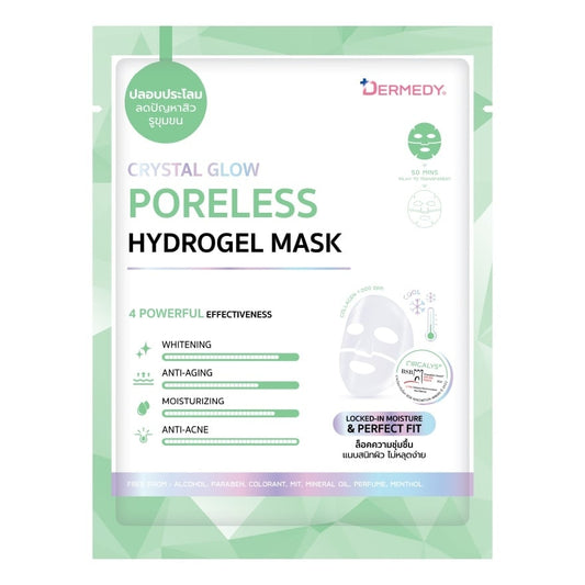 Dermedy Hydrogel Mask Crystal Glow Poreless 1'S