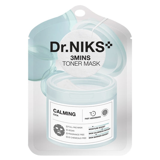 Dr.NIKS 3 Mins Toner Mask Calming 1'S