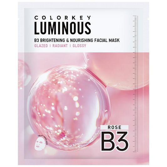 Colorkey Luminous B3 Brightening Nourishing Facial Mask 30ml. 1pcs.