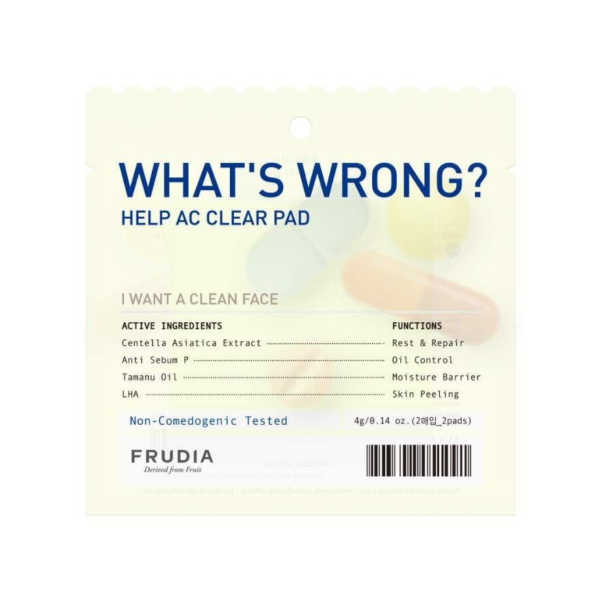 Frudia What's Wrong Help AC Clear Pad 2'S