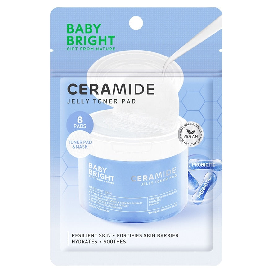 Baby Bright Toner Pad Ceramide Jelly 8'S