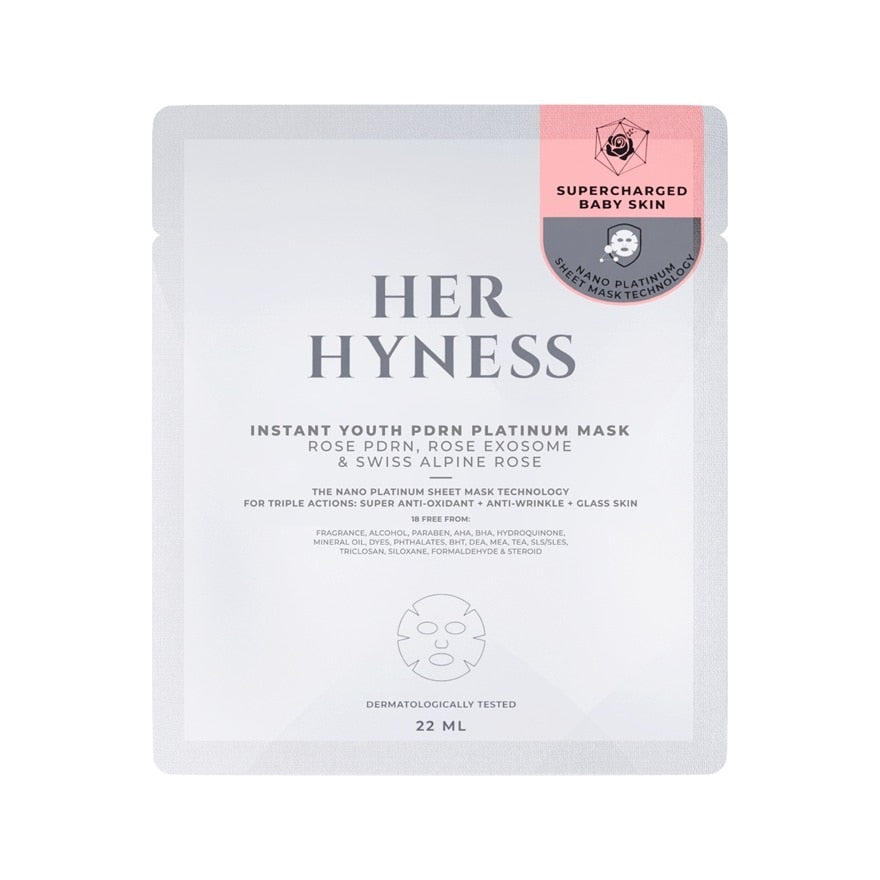 Her Hyness Instant Youth PDRN Platinum Mask 1'S