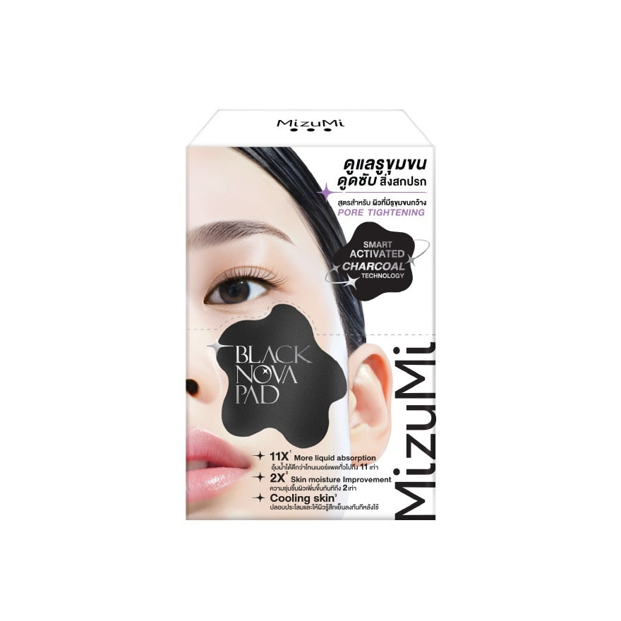 MizuMi Pad Black Nova Pore Tightening 10 G. Pack 6'S